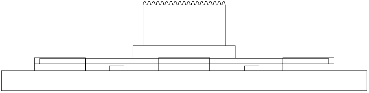 Sinking type fabric draw-off mechanism of full-forming intelligent flat knitting machine