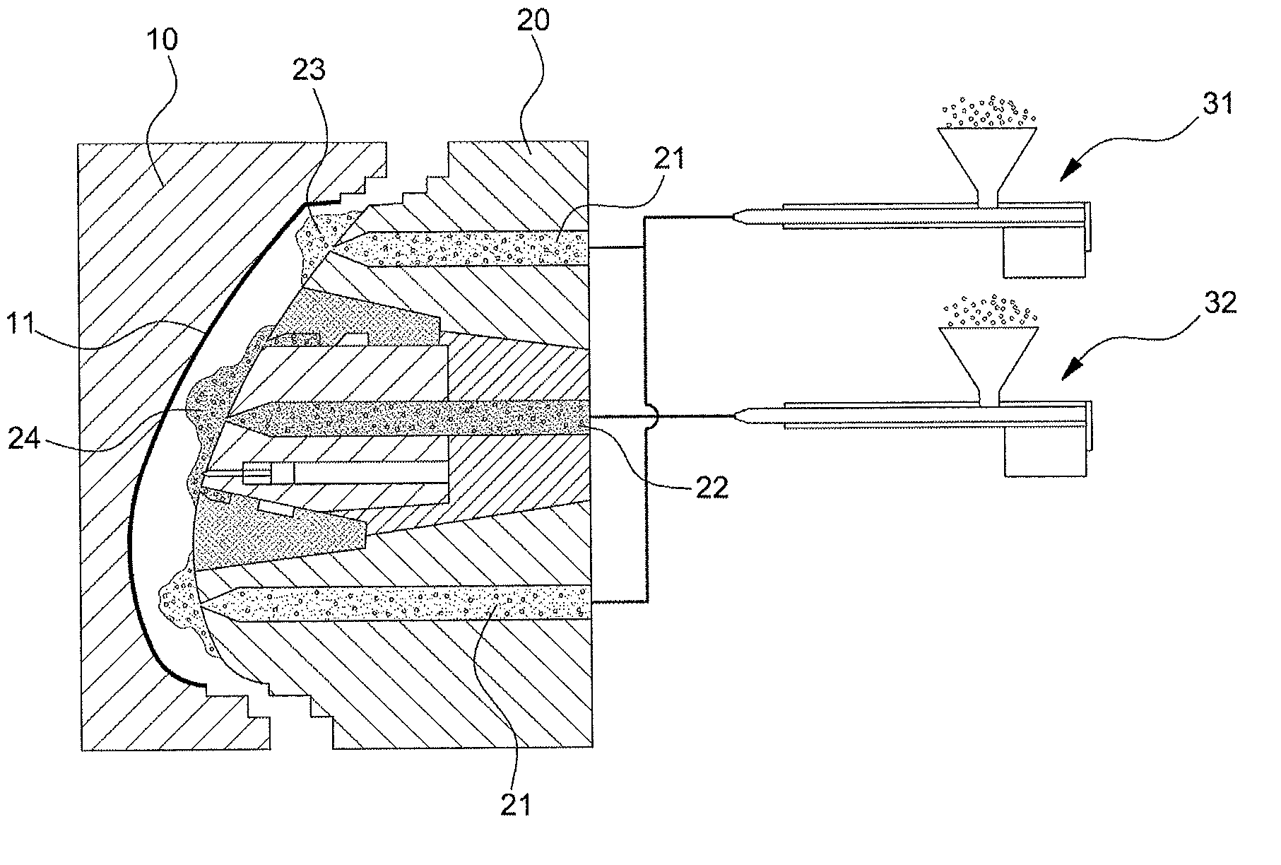 Apparatus and method for producing resin products
