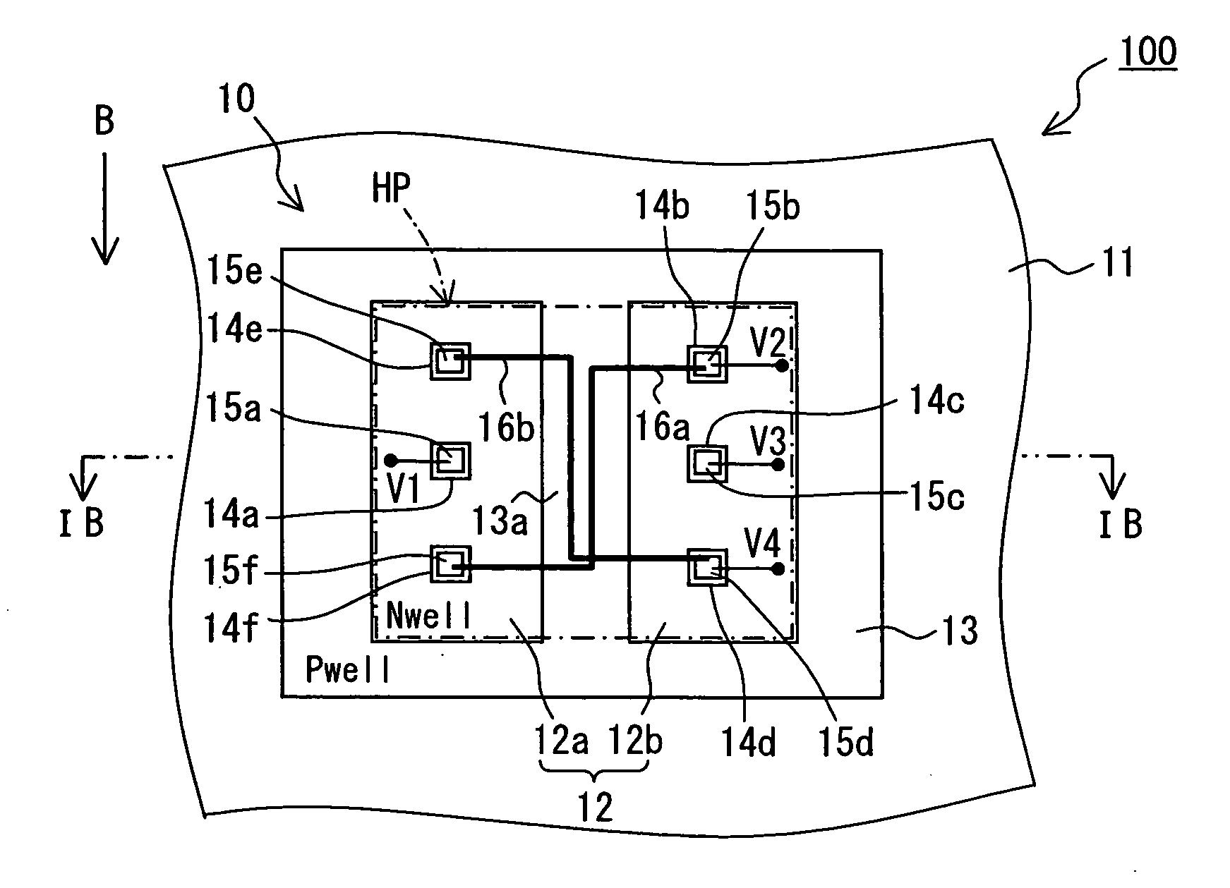 Magnetic sensor and method for detecting magnetic field