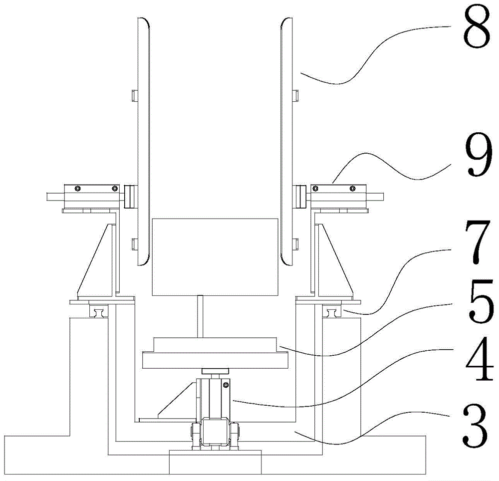 Bag supporting and bag holding mechanism of secondary packaging machine