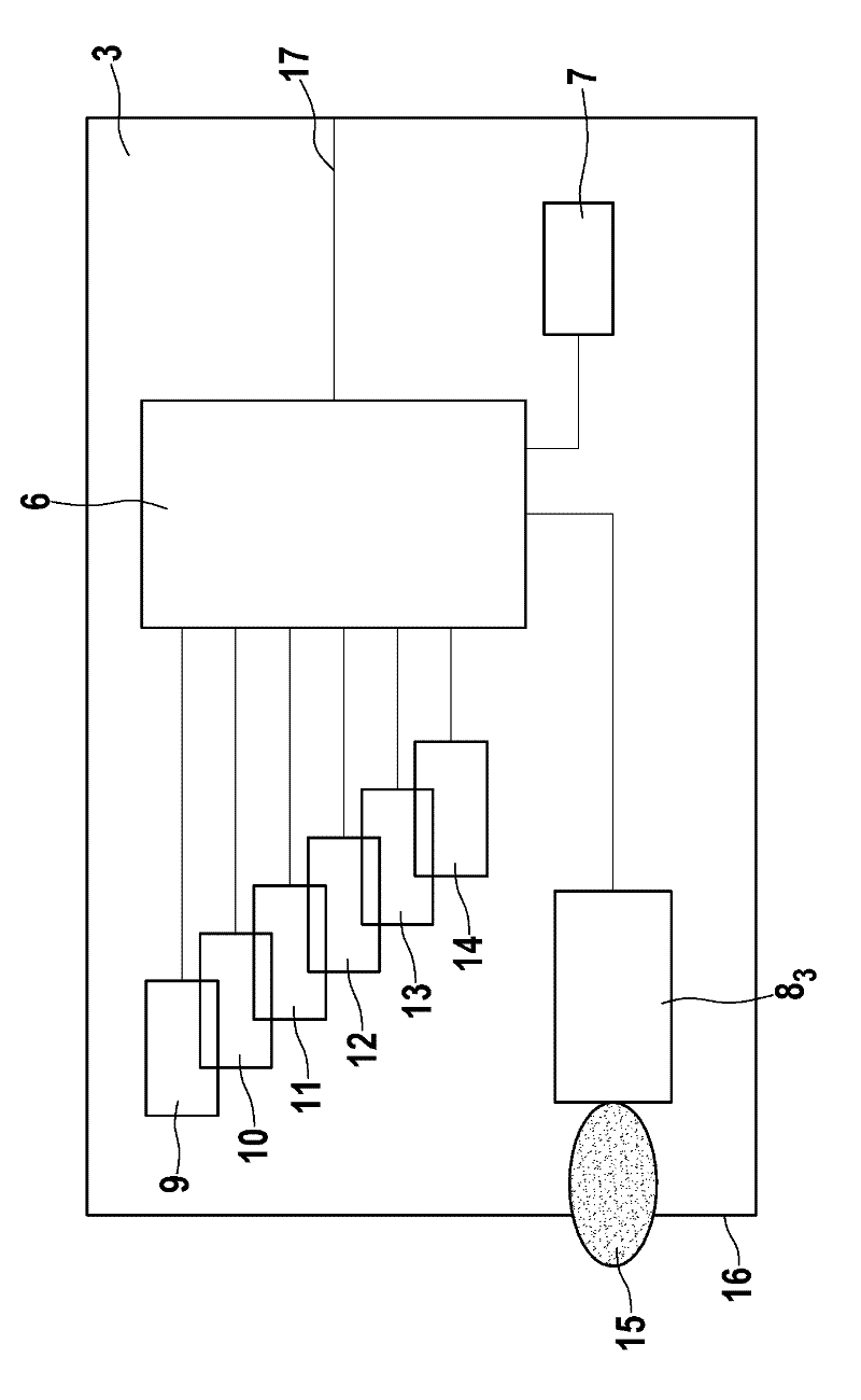 Method and control unit for determining the height of a tool equipped with a pivoting element