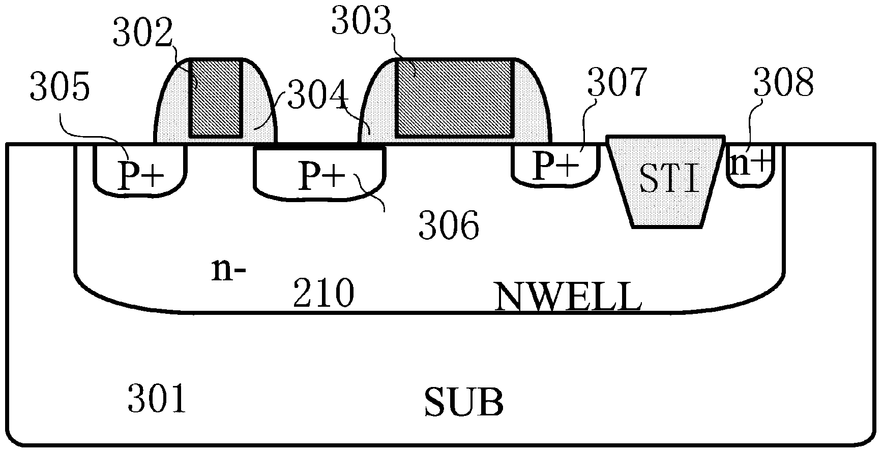 Storage unit of single polycrystalline nonvolatile storage