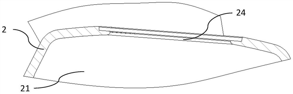 Robot body joint structure