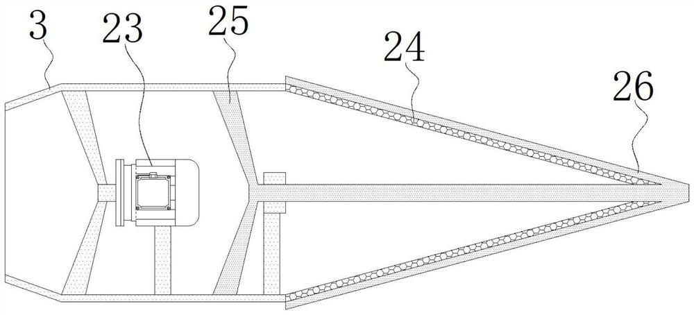 A cooling device for fracturing vehicles