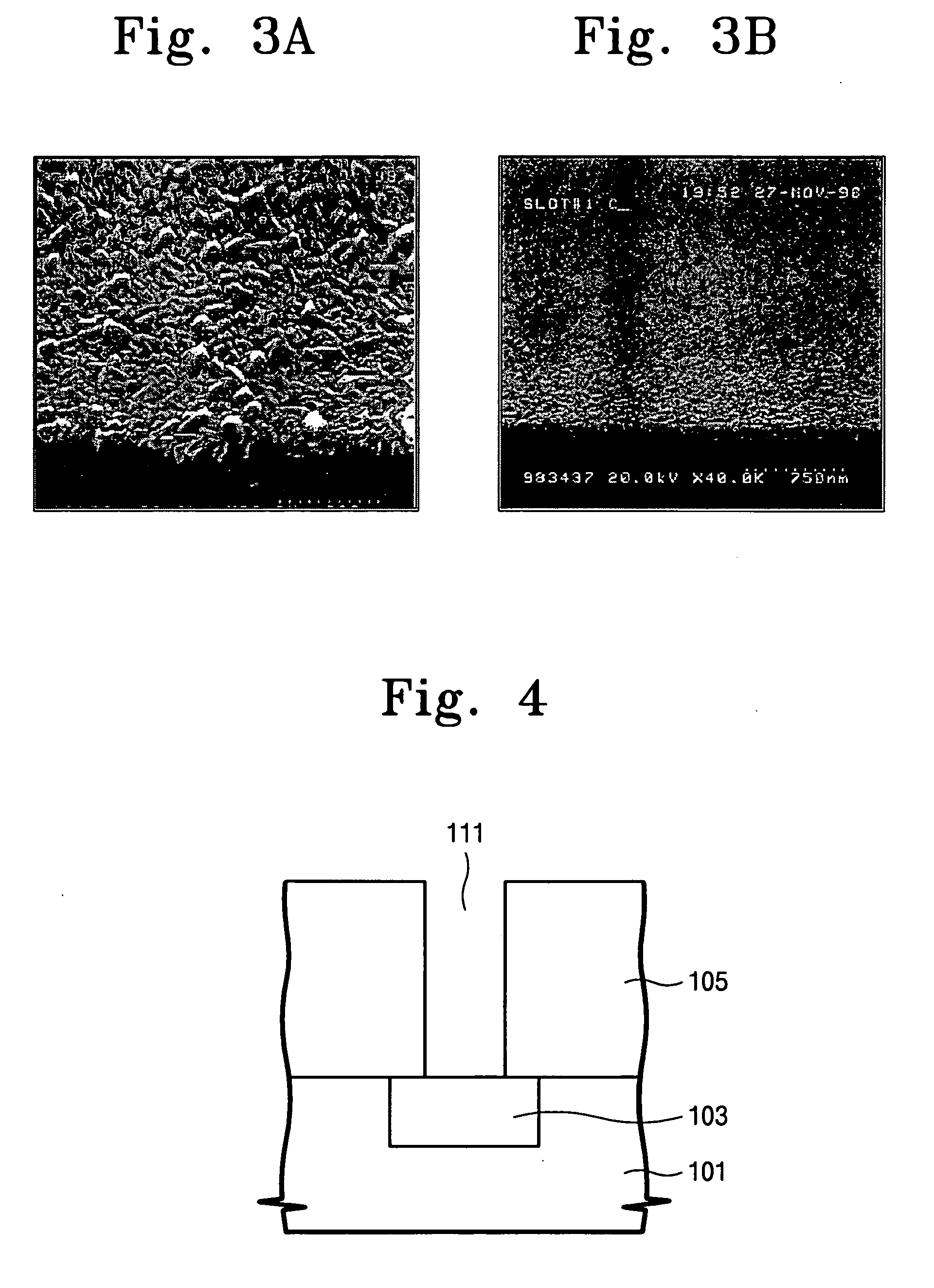 Method for forming an electrical interconnection providing improved surface morphology of tungsten