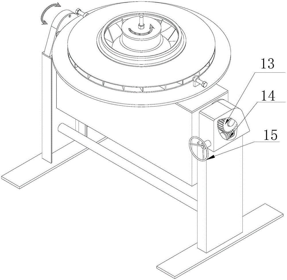 Tool for welding impeller of centrifugal blower