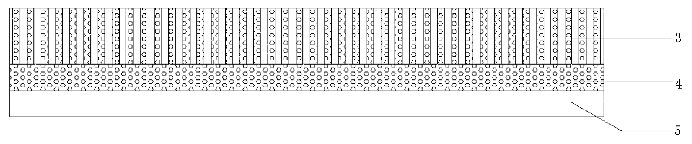 Blanket type light anode for dye sensitized solar cell and preparation method thereof