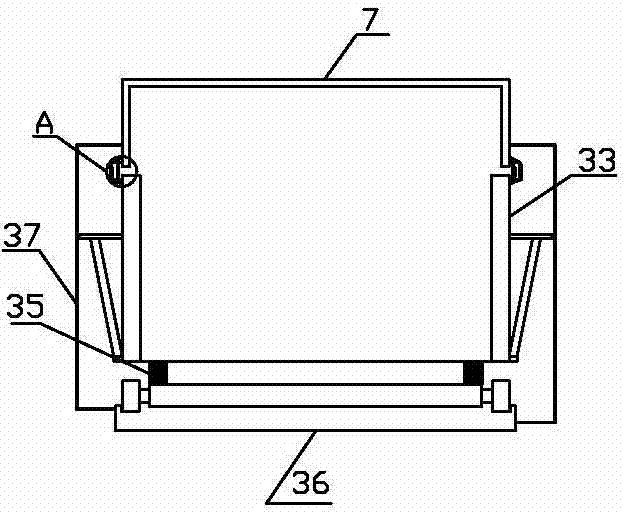 Hot air circulation sintering and sintering double-pressure waste heat utilizing system and method