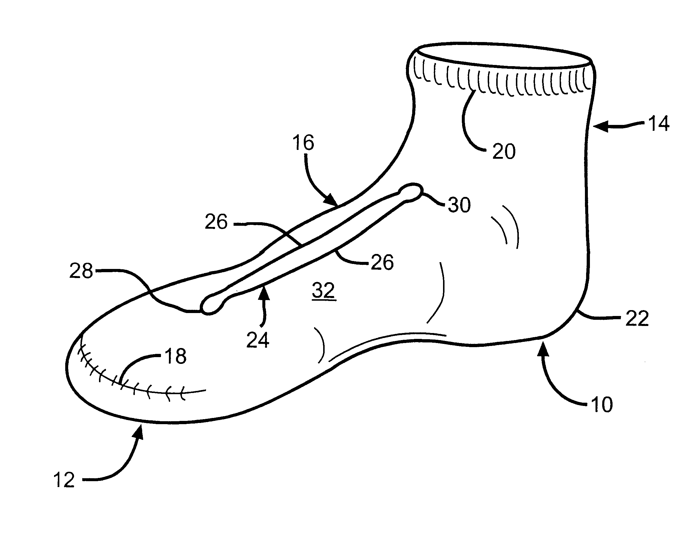 Split sock