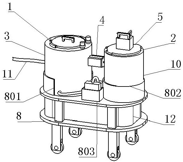 Intelligent drainage device used after tumor operation