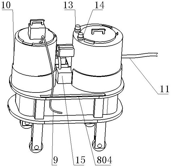 Intelligent drainage device used after tumor operation