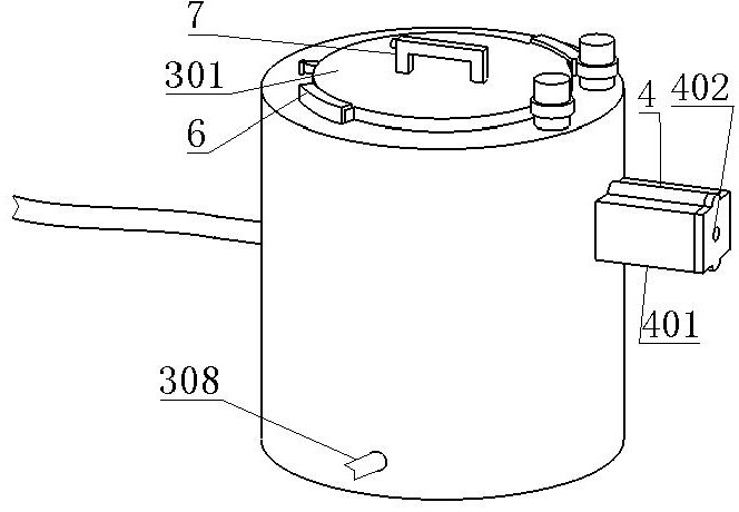 Intelligent drainage device used after tumor operation