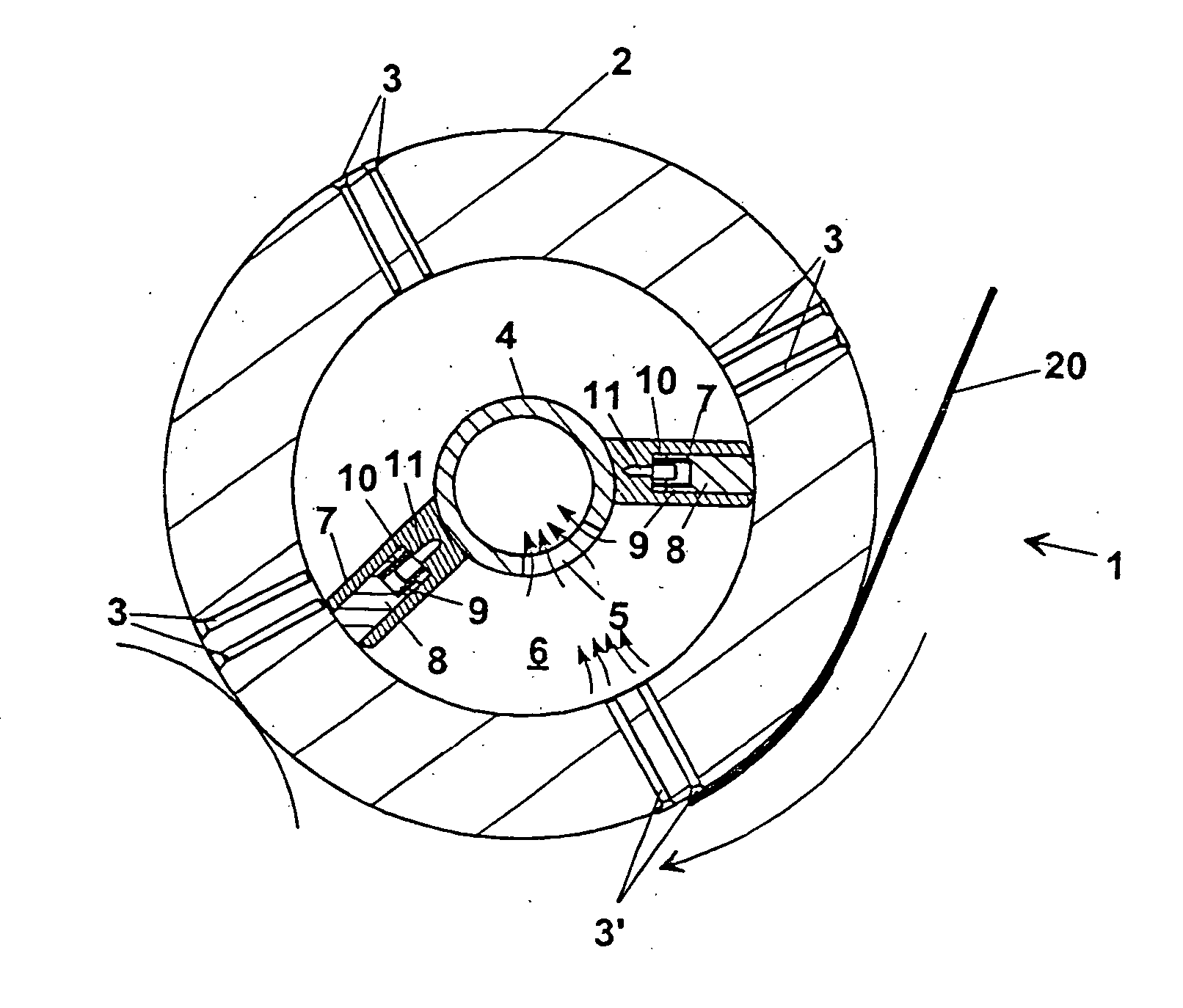 Conveying roller for a paper web, machines equipped therewith and methods of use