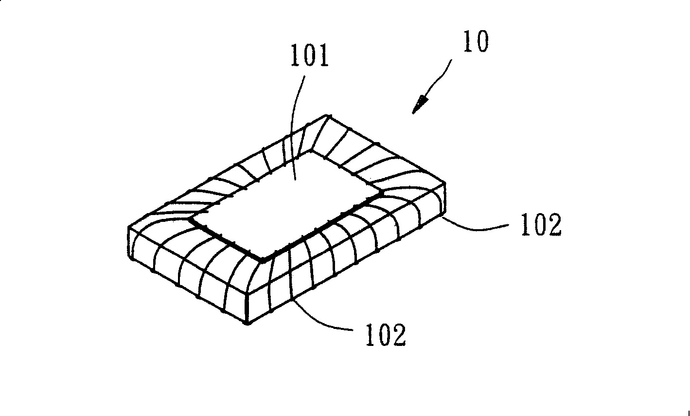 Manufacturing method of wafer level testing circuit board and structure thereof