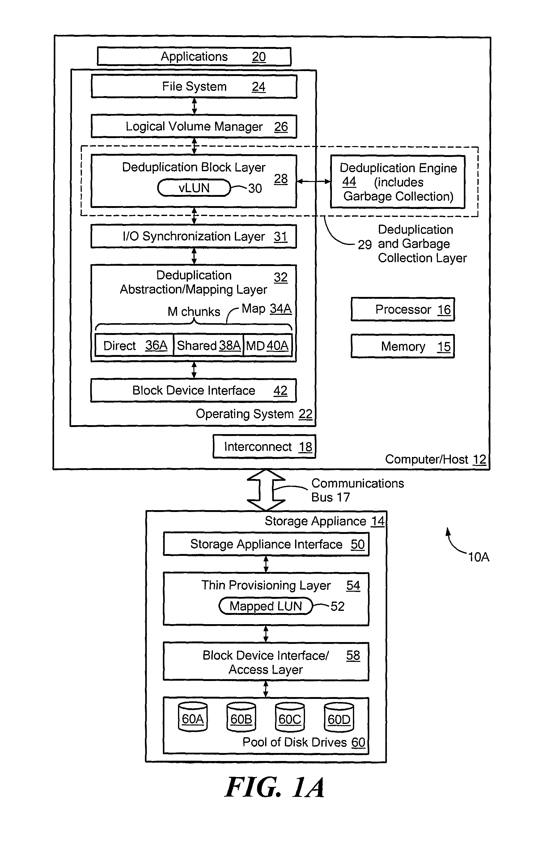 Systems and methods for using thin provisioning to reclaim space identified by data reduction processes