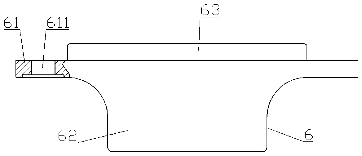 Special fixture capable of preventing clamping deformation for special-shaped support seat