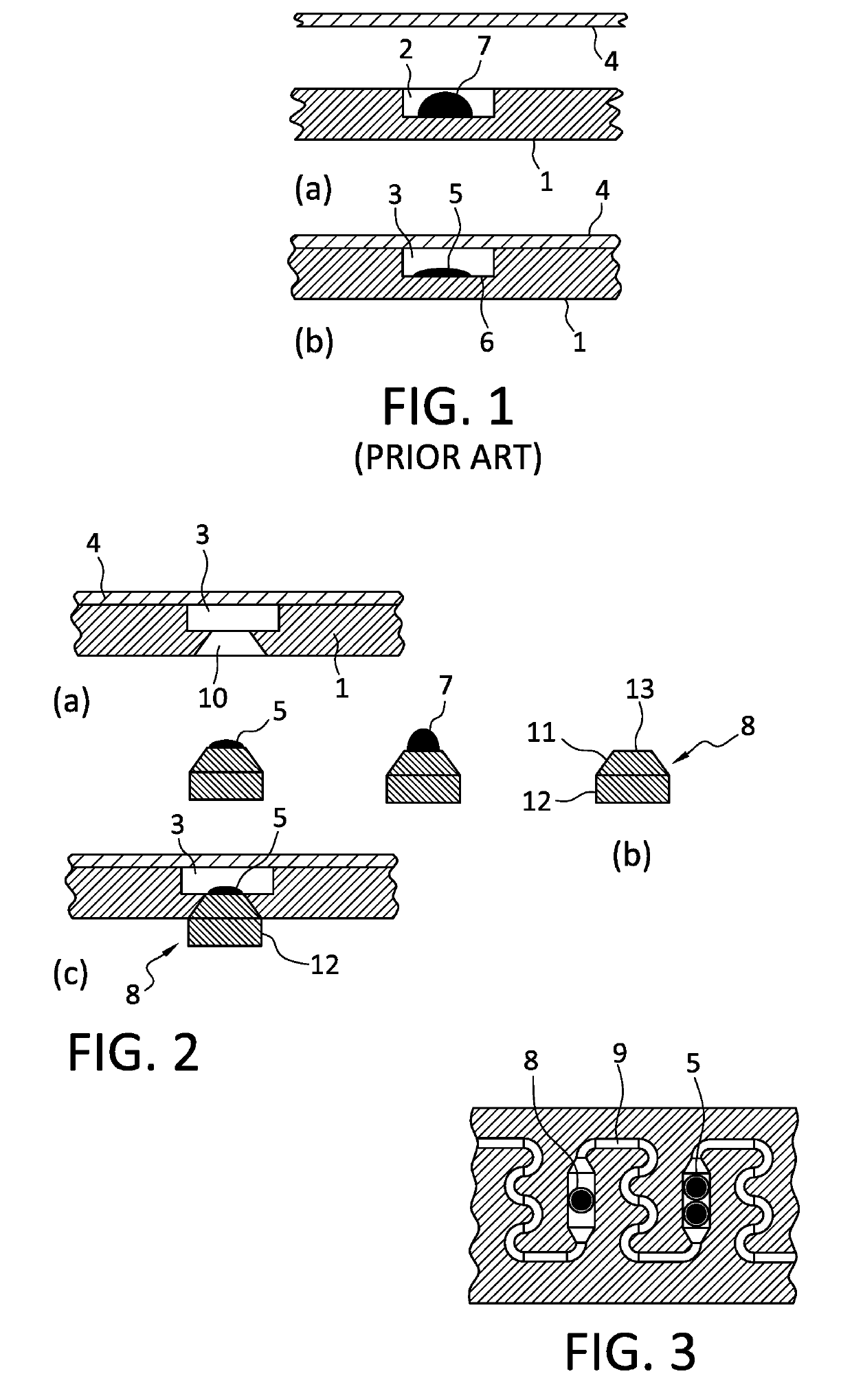 Carrier element for introducing a dry substance into a flow cell