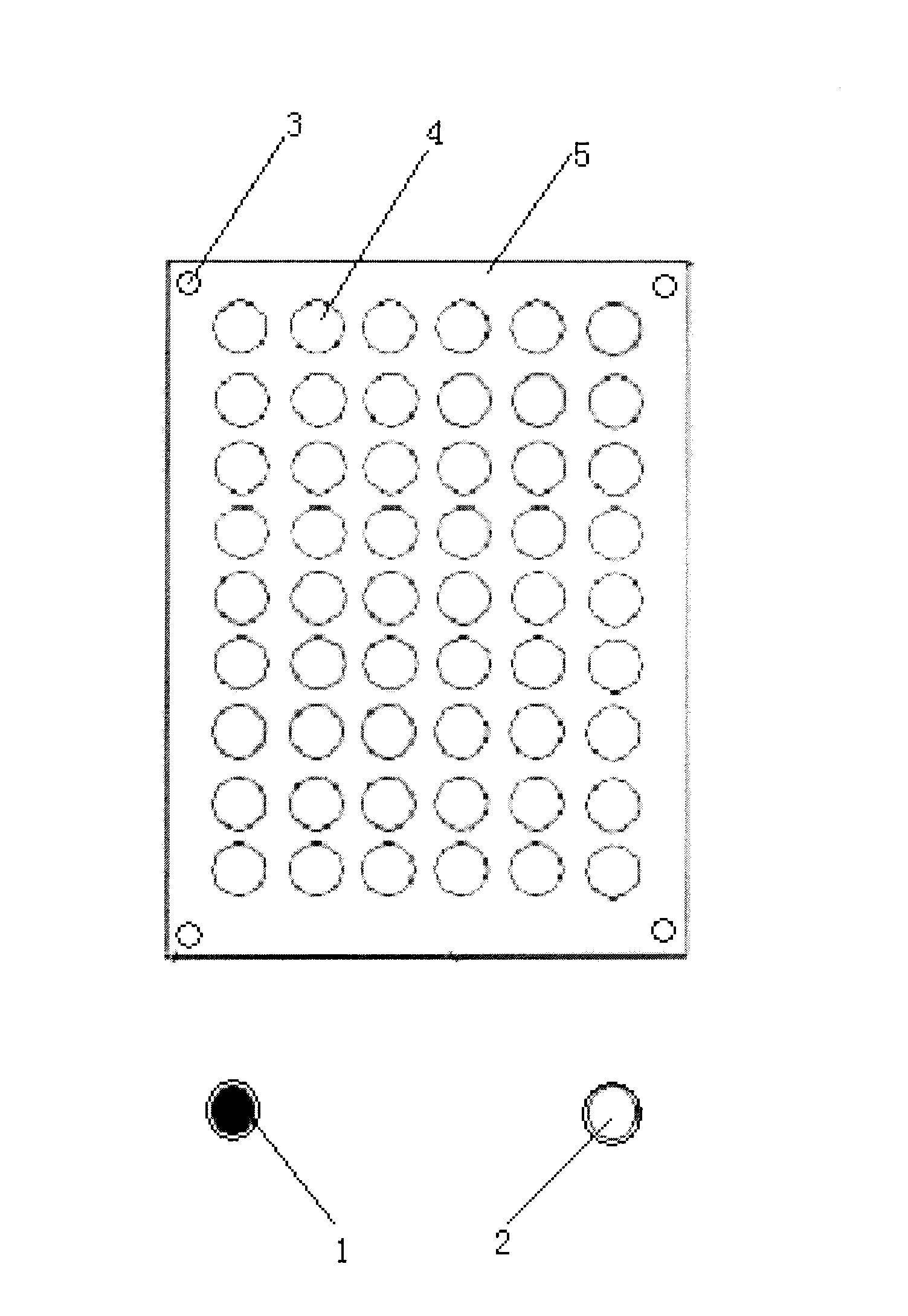 Chessboard for automatically separating black pieces and white pieces of go chess