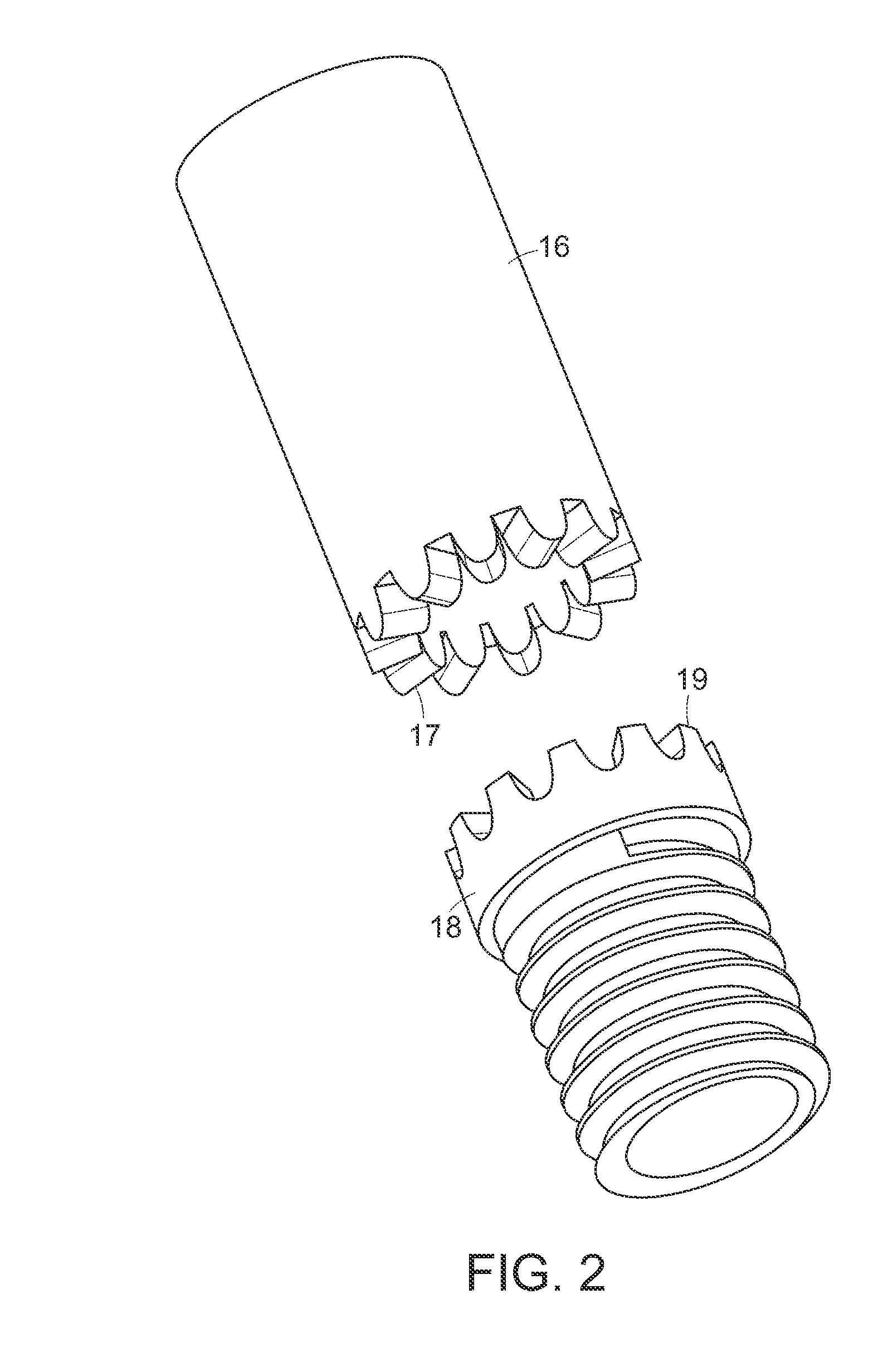 Interchangeable shaft and club head connection system