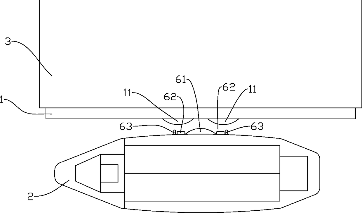 Docking lock with splash protection for ferry boats