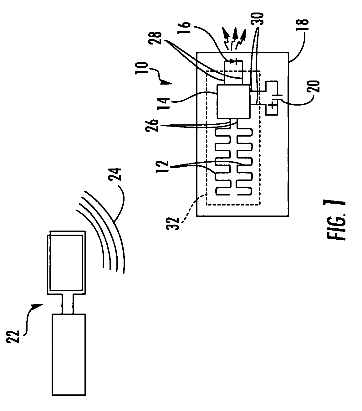 Passive RFID elements having visual indicators