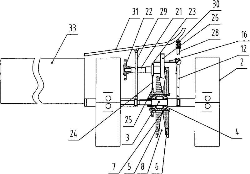 Tobacco stem drawing machine