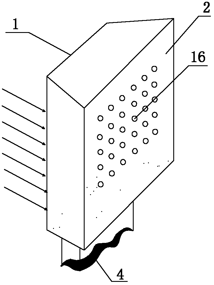 Fuse salt jet impinging heat dump