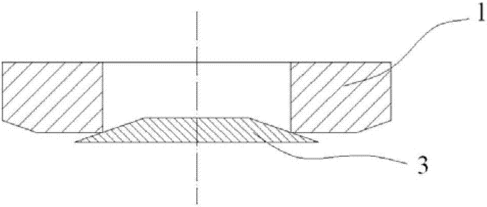 Method for forming aluminum alloy large-size disc type forged piece through local forging