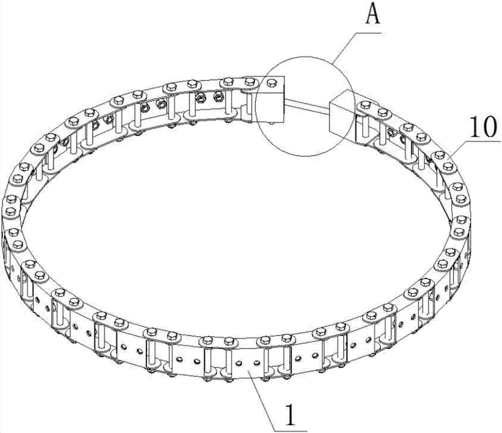 Multifunctional chain hoop