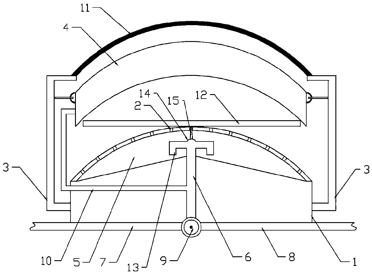 Method for bending forming of windshield