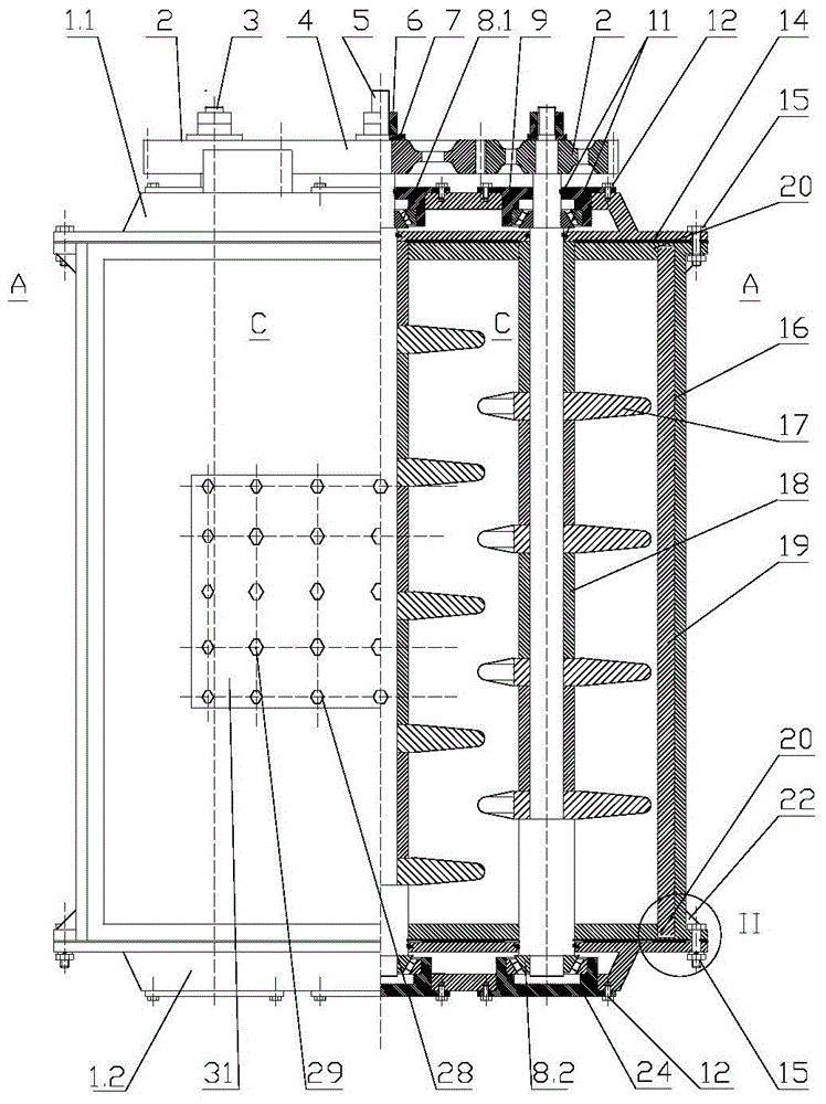 Buffer damping noise-reduction pulverizer