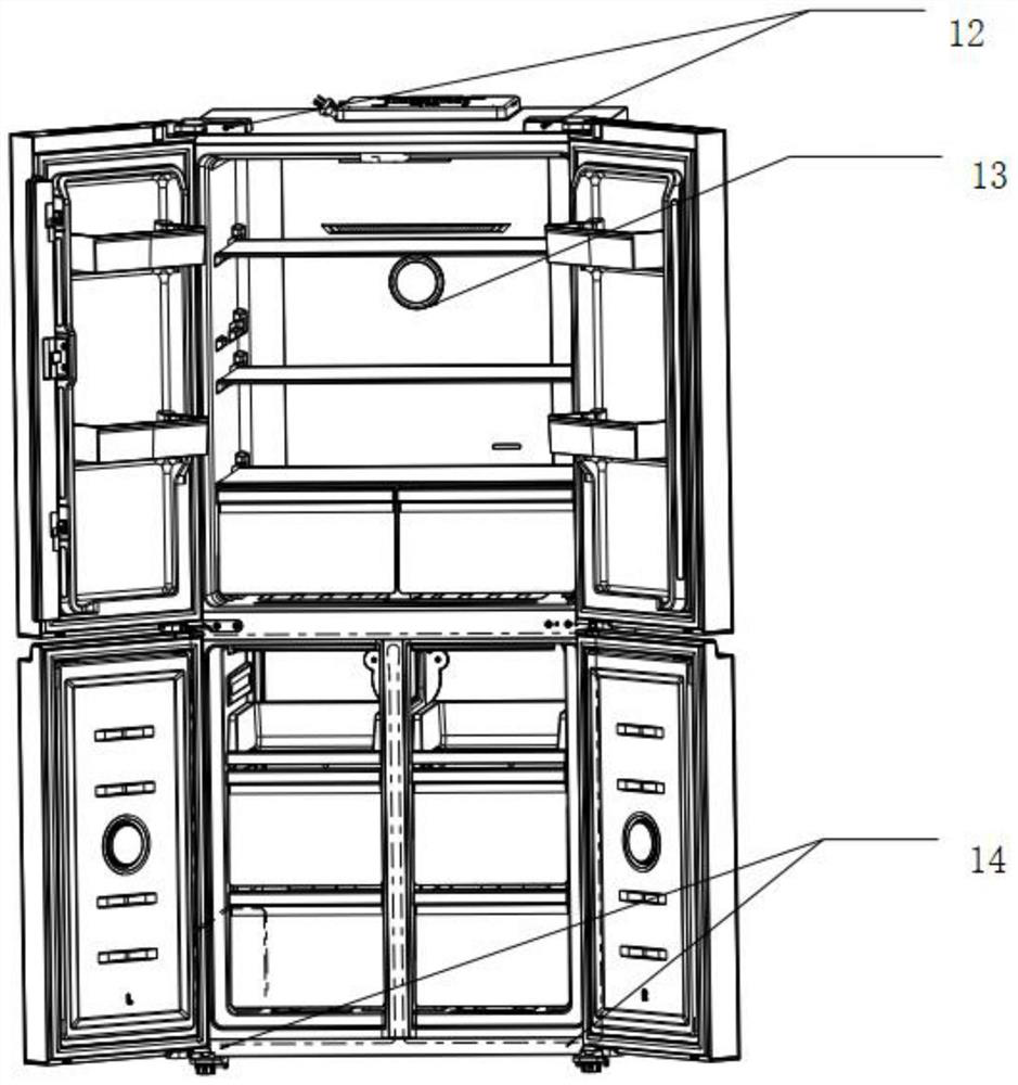 Refrigerator and refrigerator air duct purification system