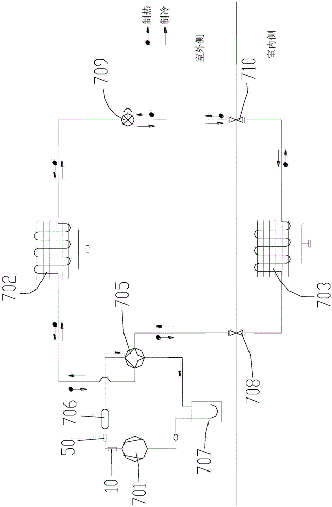 Oil returning control system and oil returning control method