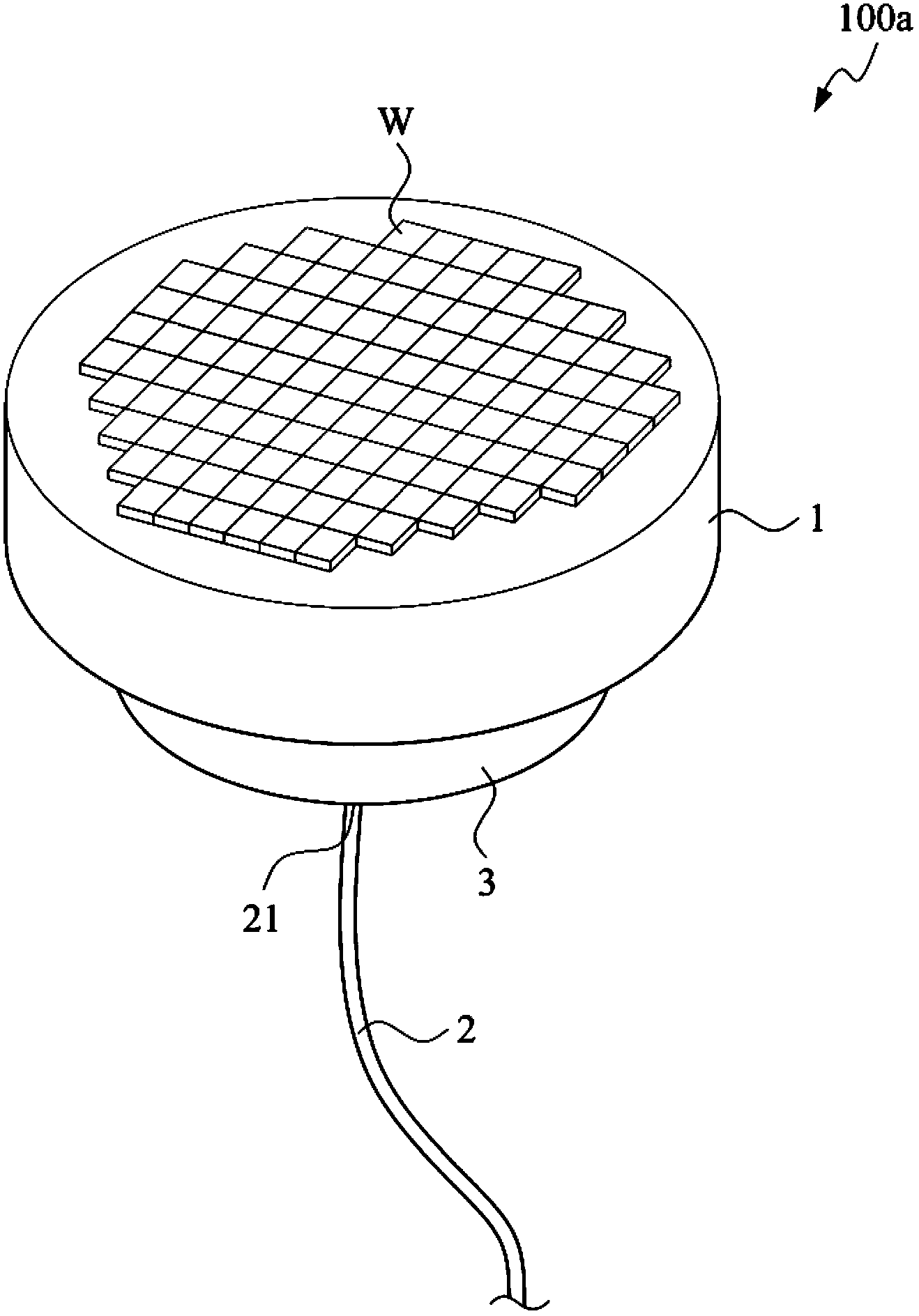 Semiconductor process temperature measurement device