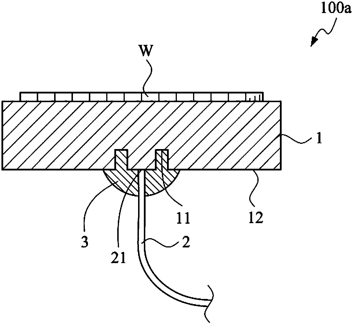 Semiconductor process temperature measurement device