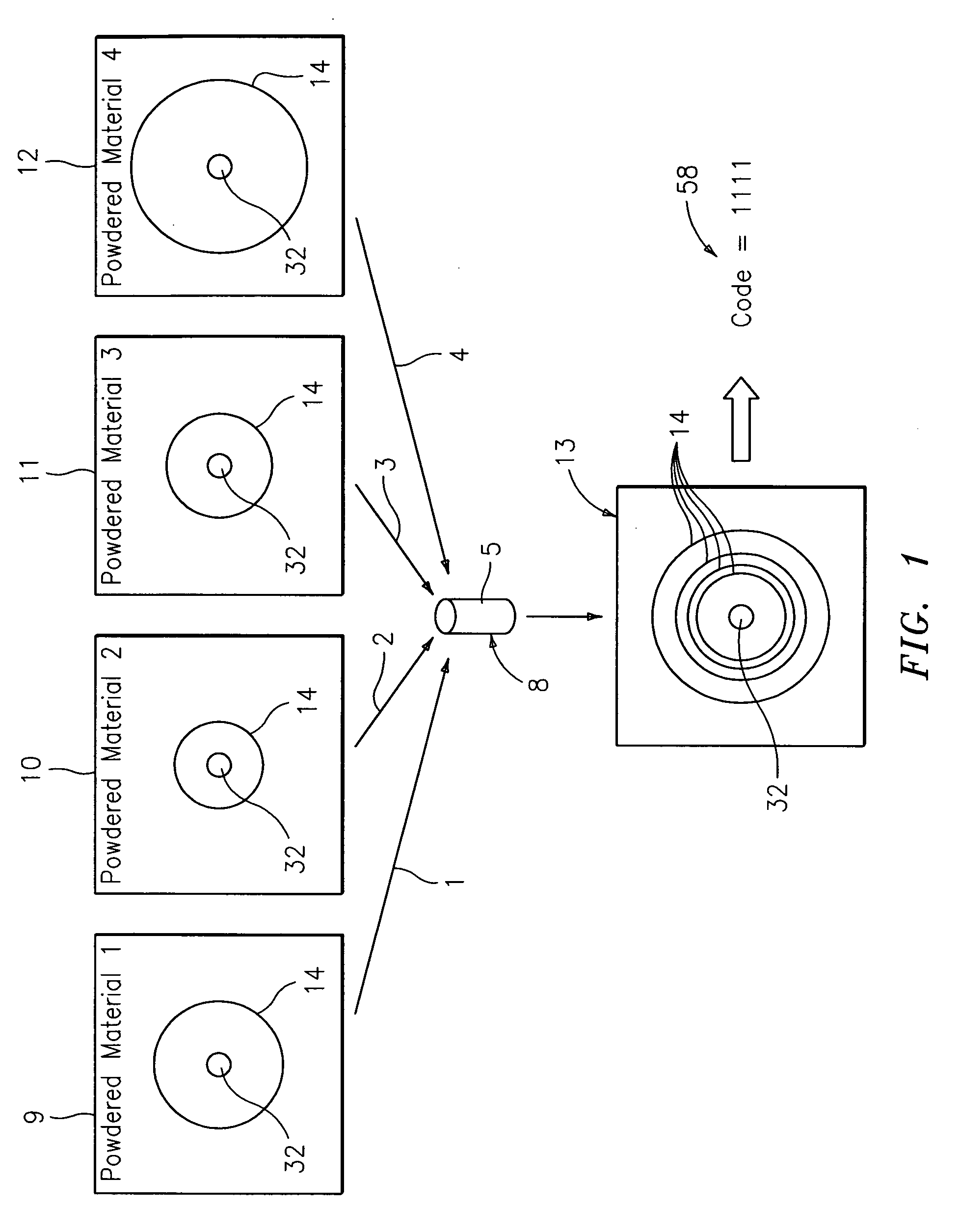 Method and apparatus for labeling using optical identification elements characterized by X-ray diffraction