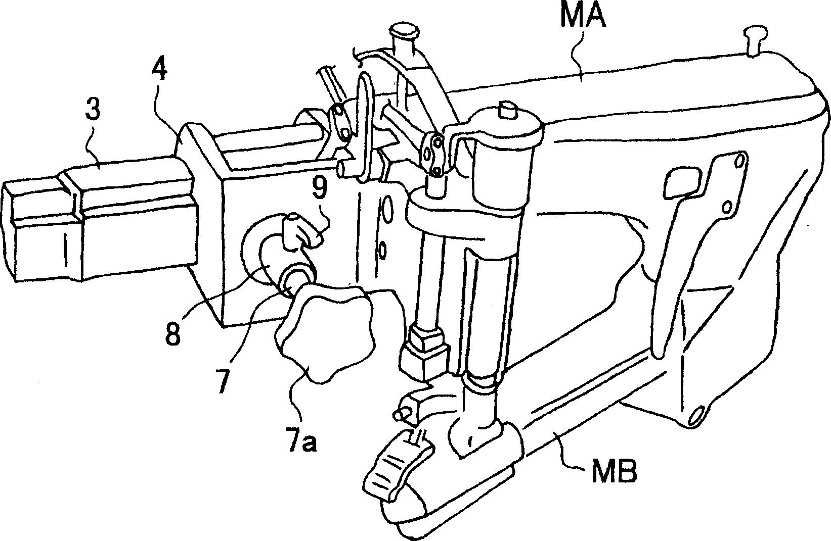 Manual rotary devices of sewing machines