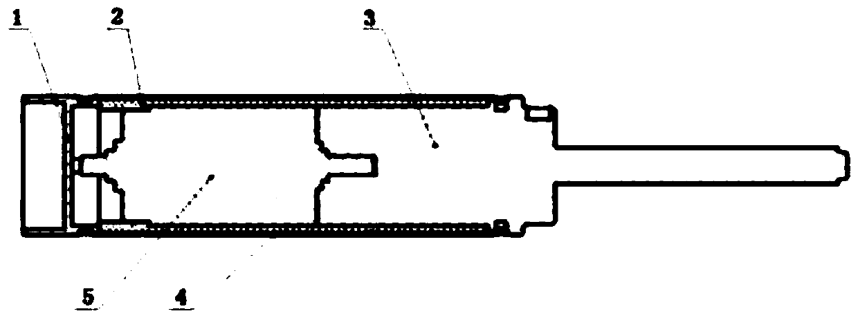 A driving mechanism of a geophone in an oil well