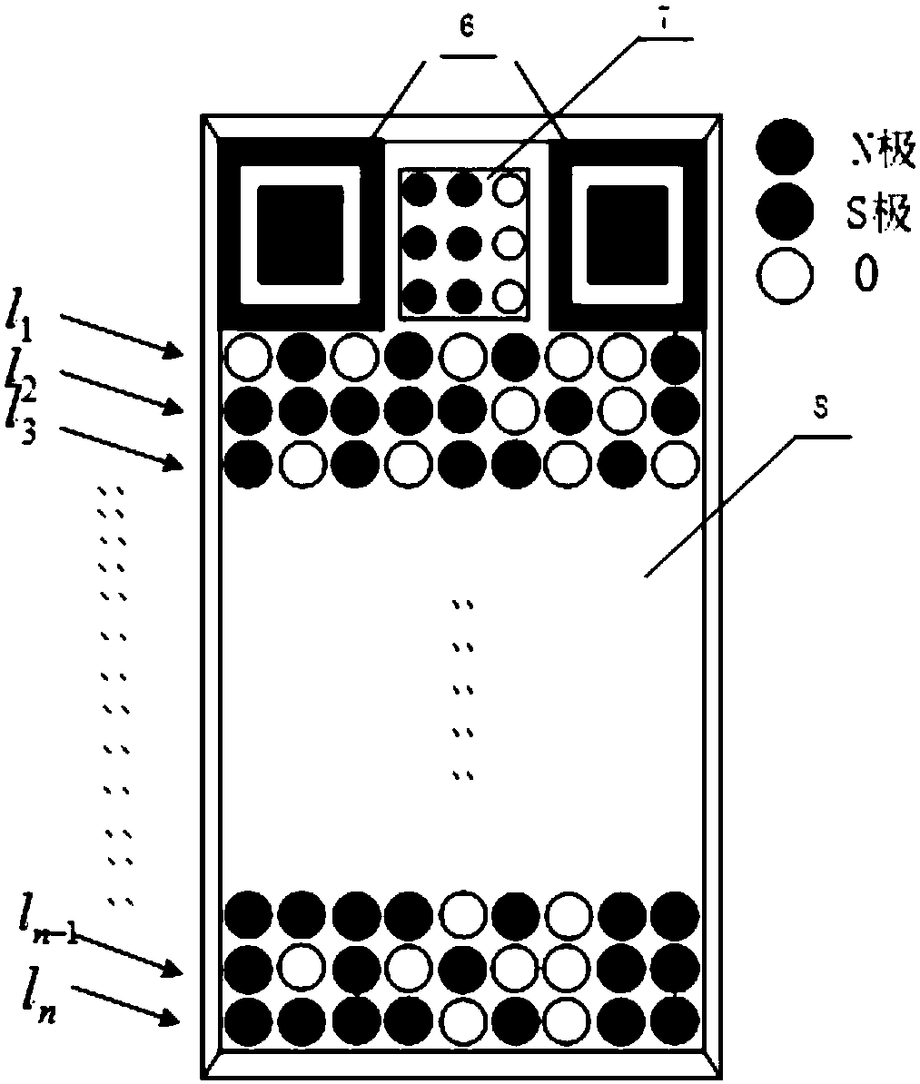 Three-dimensional magnetic code based train positioning identifying method