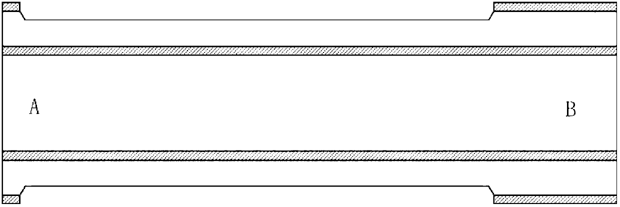 Capacitive acceleration transducer for bending elastic beam and manufacturing method