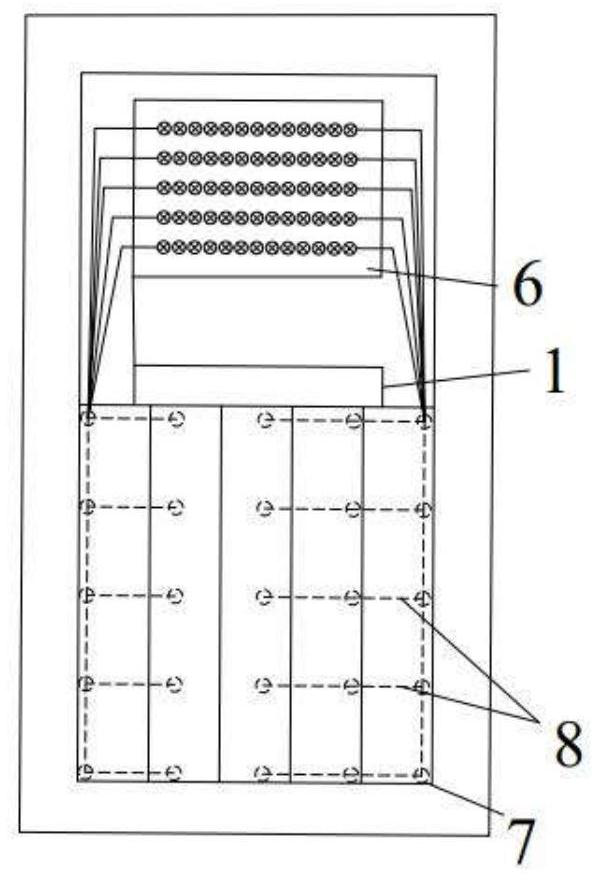 A centrifugal model test device and method for simulating concrete face dam failure