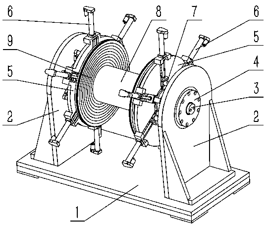 An anti-chaos rope winch with both ends of the drum convergent