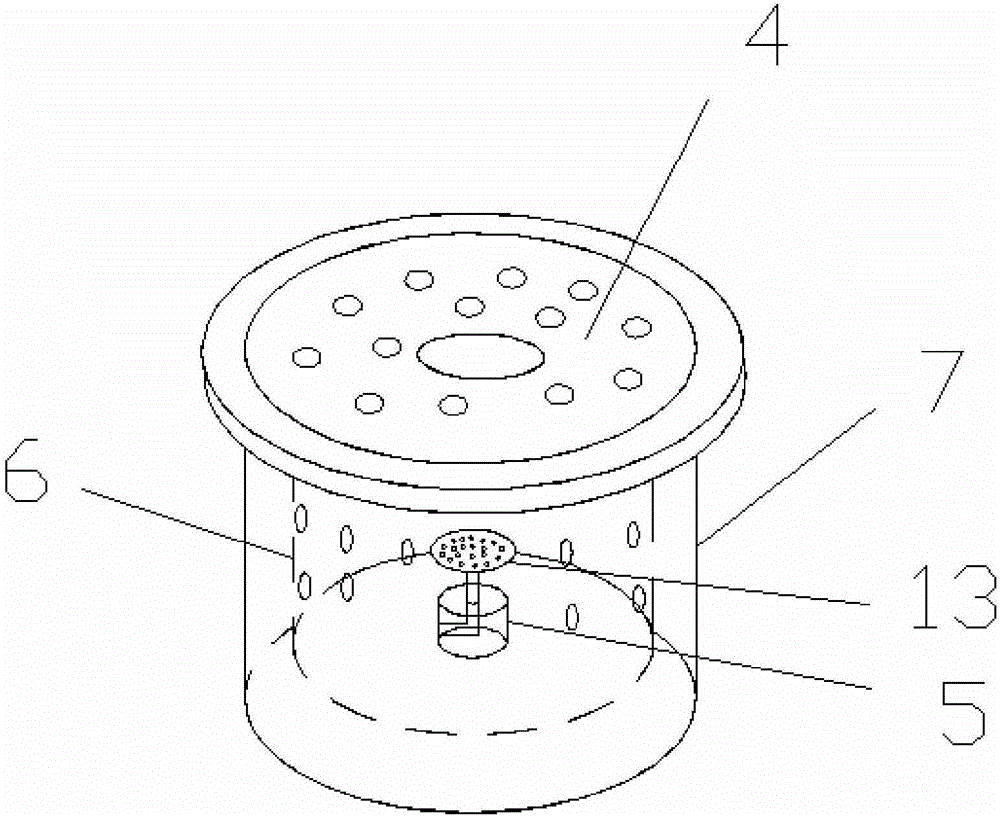 Alcohol base liquid fuel mixed gas generator and combustion method thereof