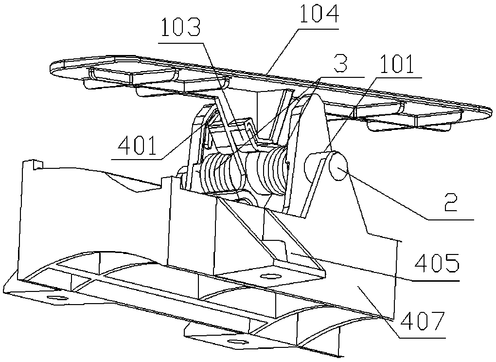 Novel vehicle door outwards-opening mechanism