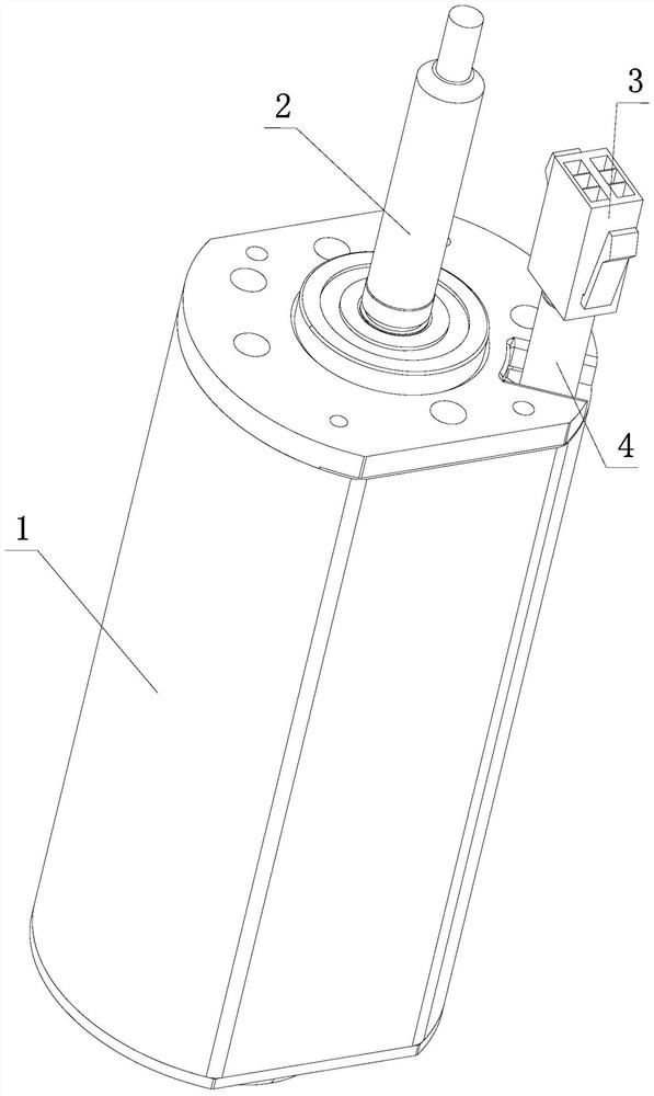 Direct-current brush motor