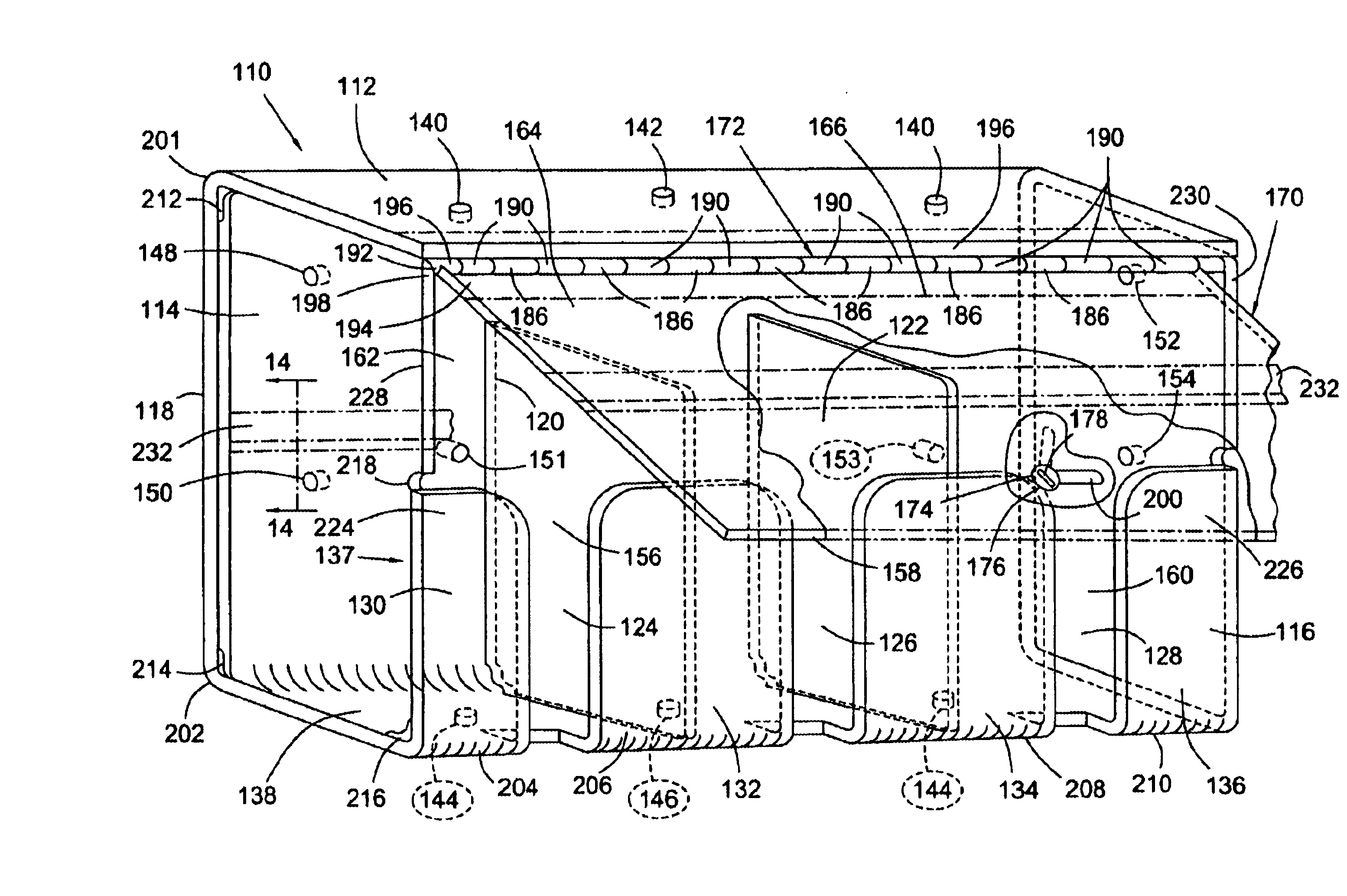 Storage and display units for cards and the like and methods of making same