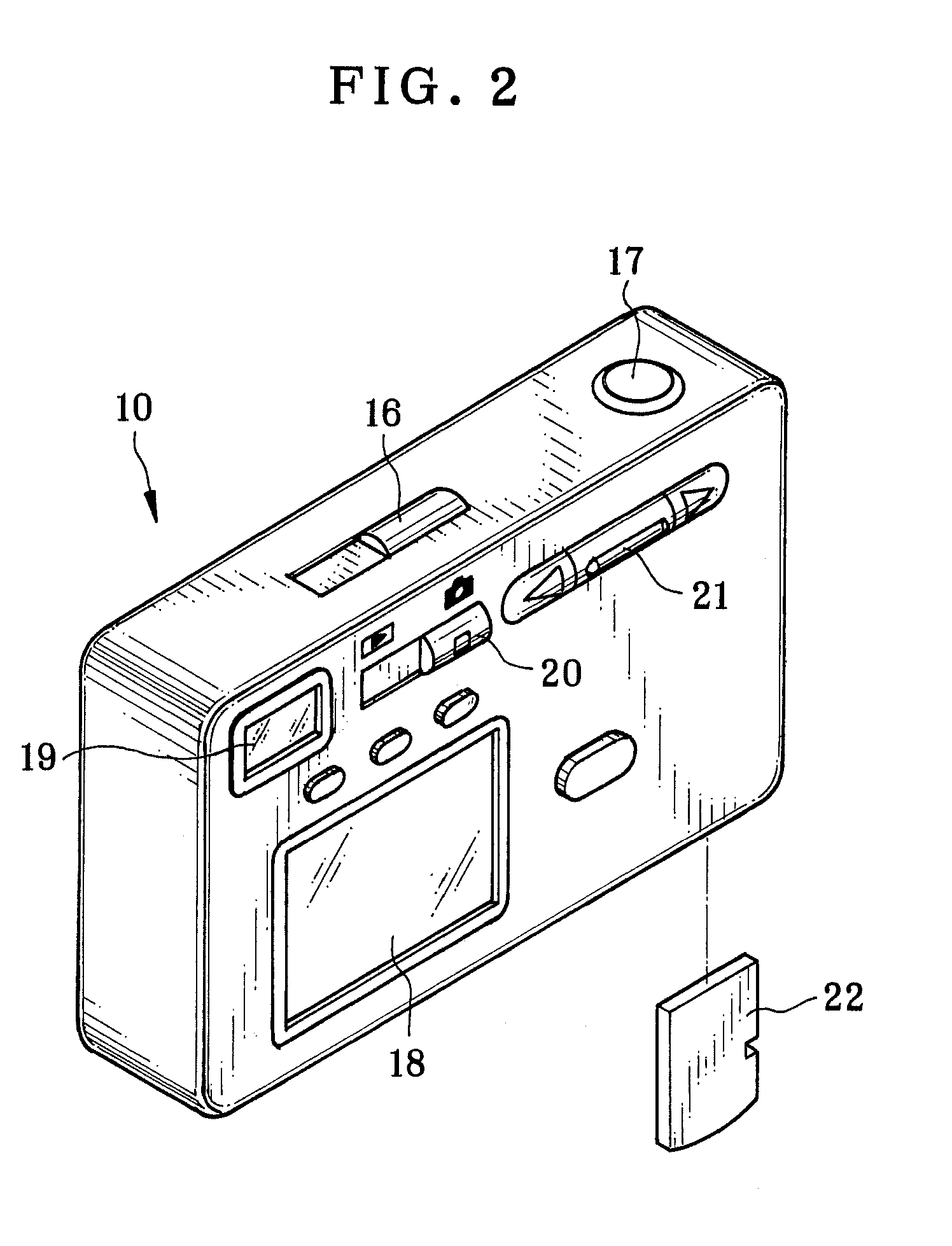 Method of detecting specific object region and digital camera