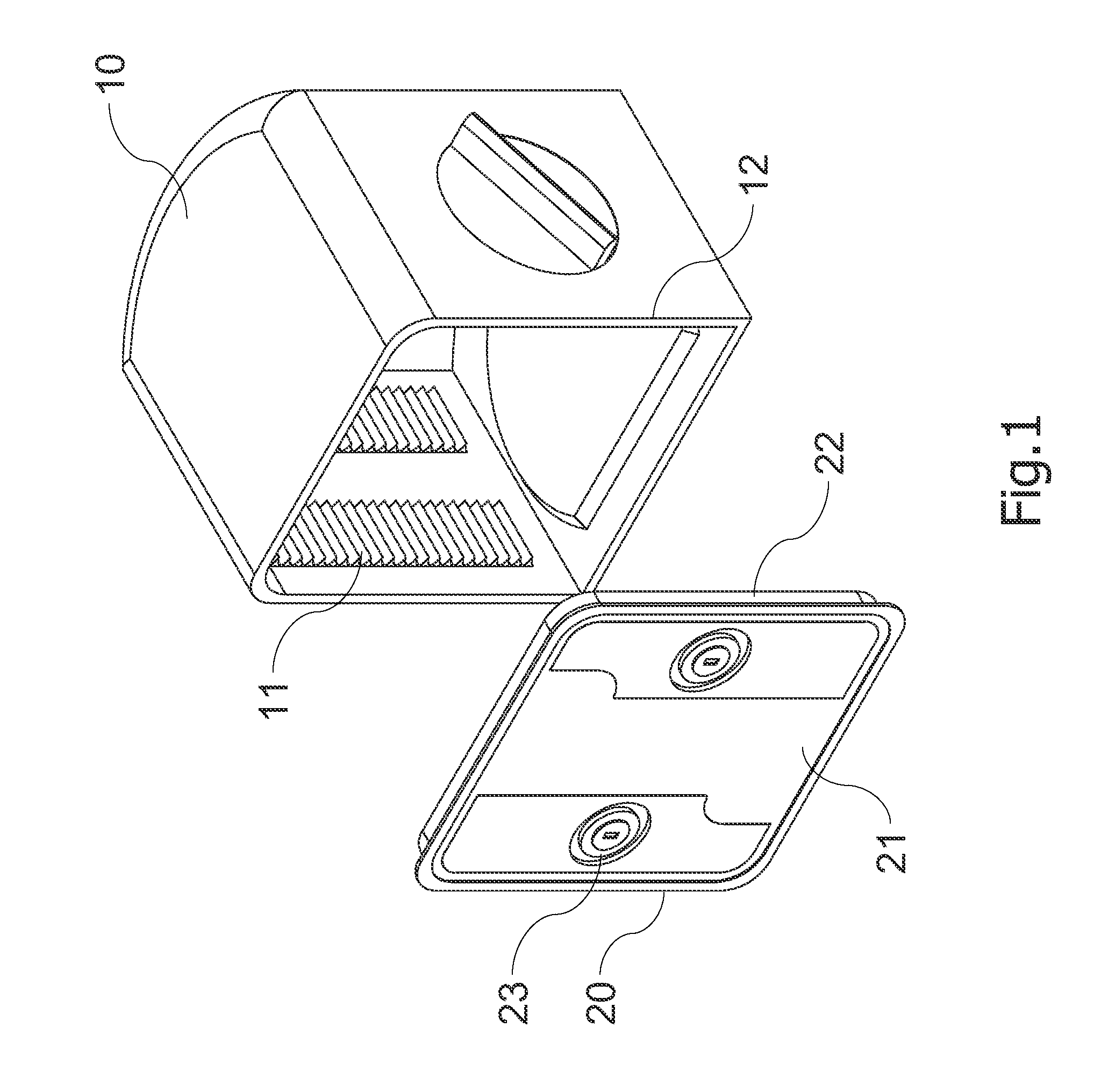 Wafer container with elasticity module