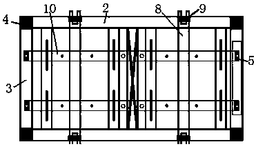 Electrophoresis clamp for car air storage cylinder