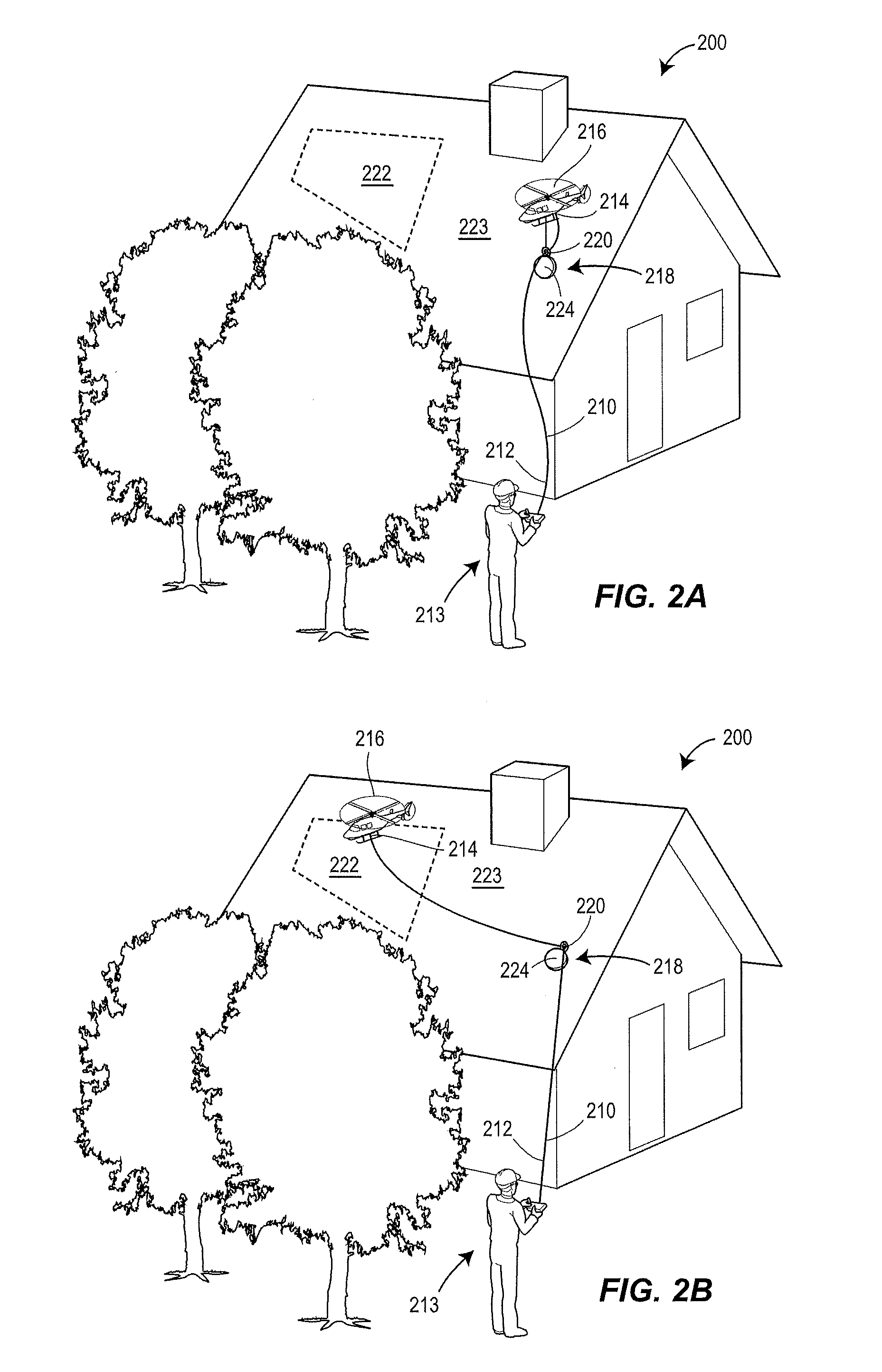 Tethering system and method for remote device